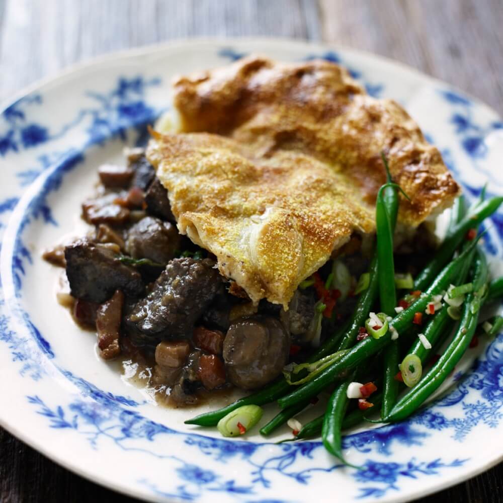 Beef Bourguignon Pie Featured