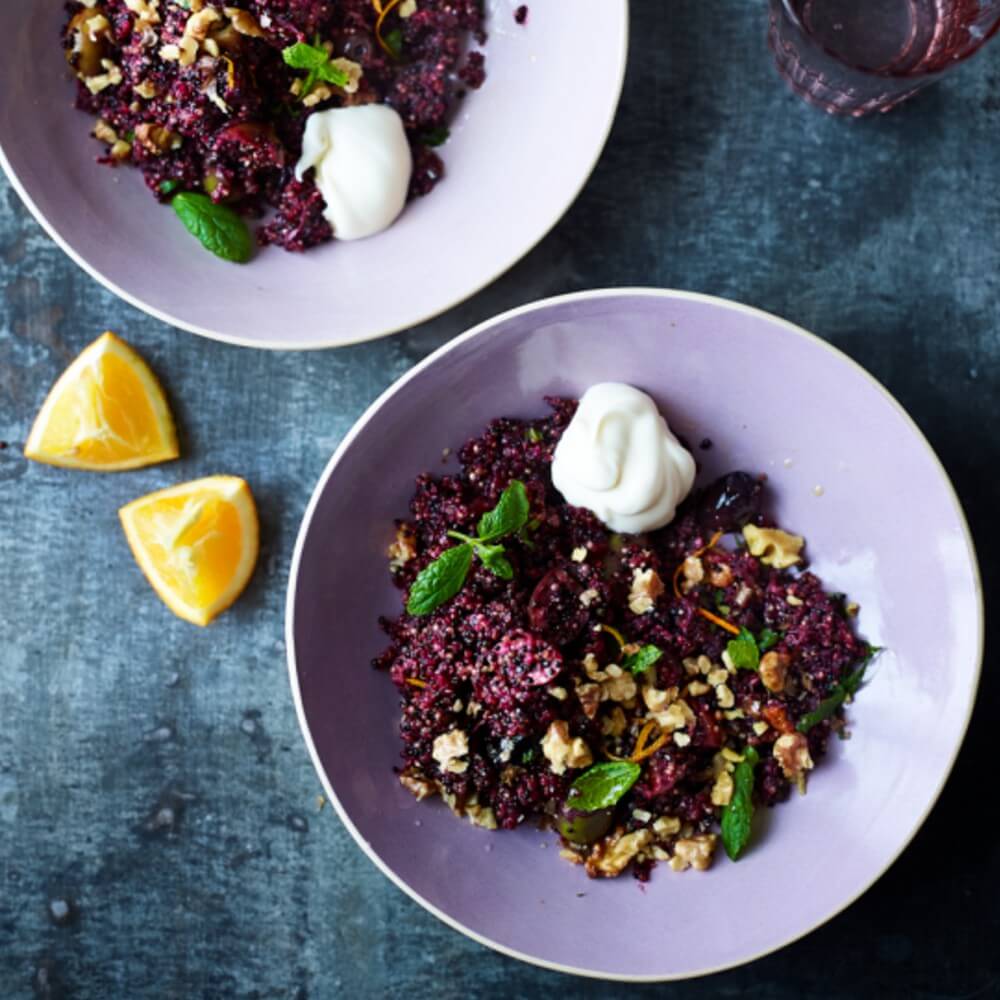 One pan beetroot quinoa featured