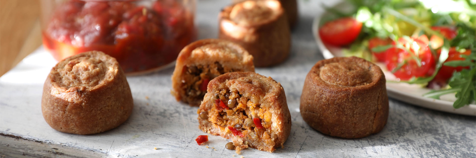 Mini No-Pork Pies