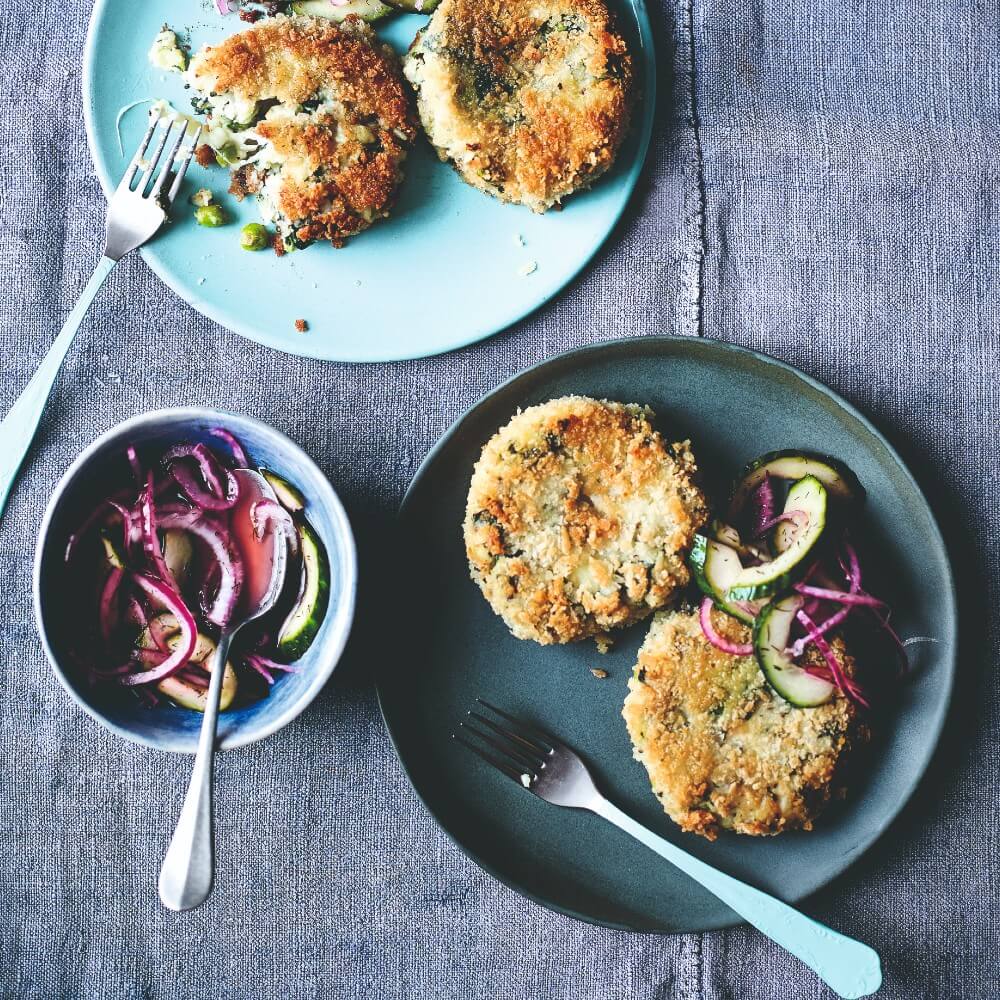 Potato cakes featured