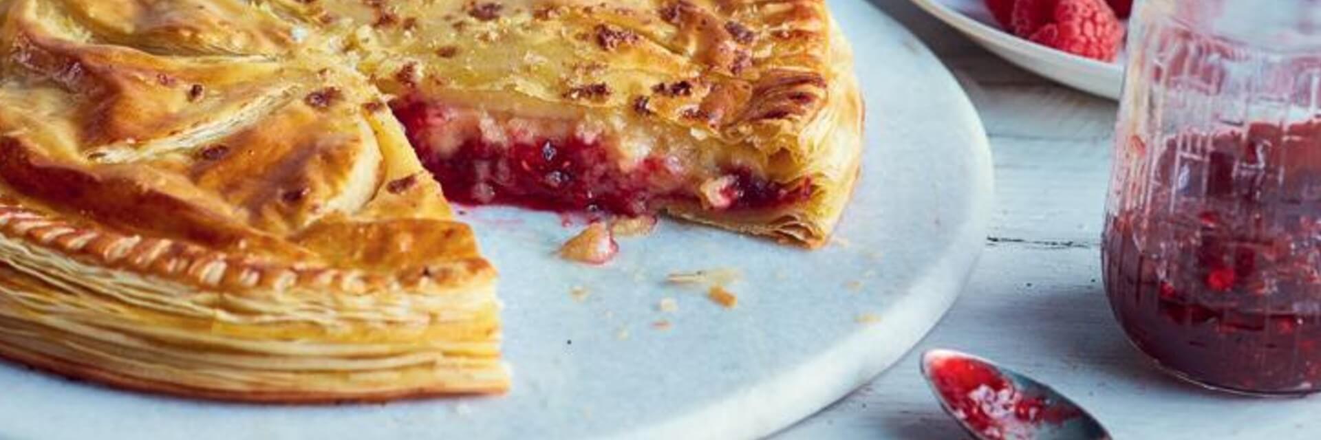 Raspberry Almond Pithivier banner