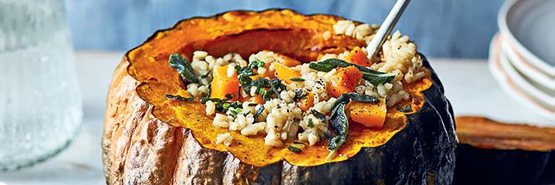 Roasted Risotto Pumpkin Pie