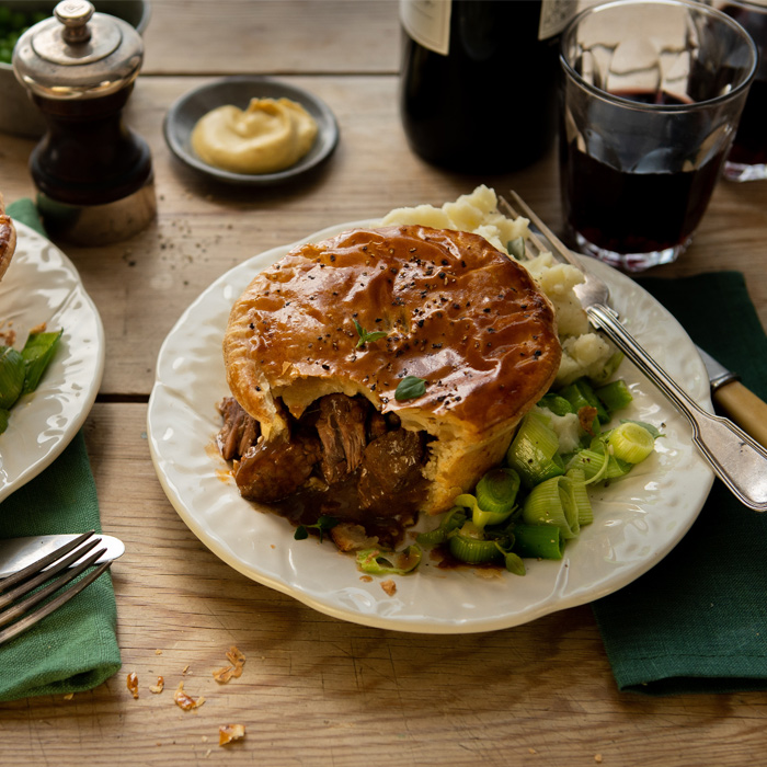 Steak & Red Wine Pie