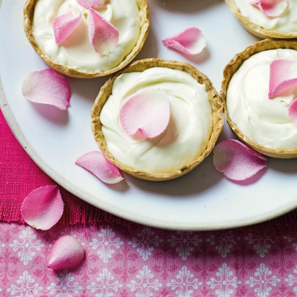 White chocolate tarts featured